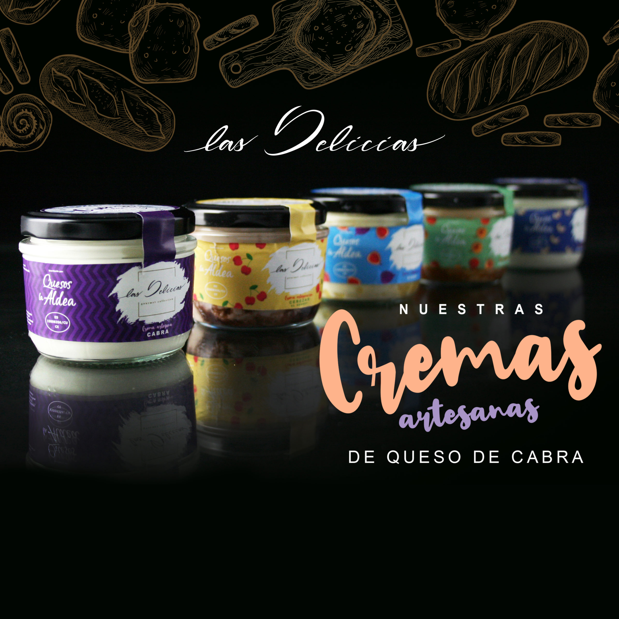 Quesos la Aldea – Las Delicias CREMAS CABRA 2